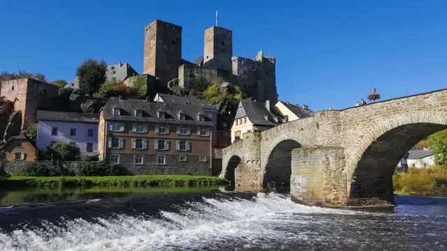 Runkel - a small town in Germany on the river Lahn near Limburg (Hesse)