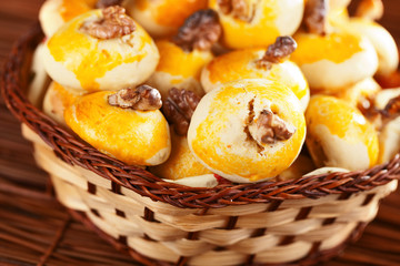 Cookies with walnuts