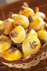 Cookies with walnuts