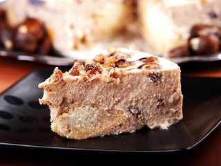 Tiramisu with chestnuts