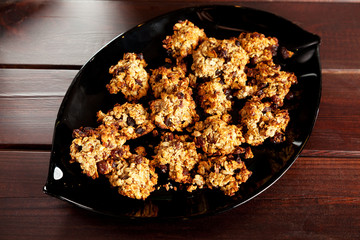 Homemade musli cookies