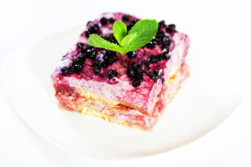 Blueberry tiramisu
