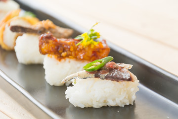 Fried Mackerel with Shrimp Paste Sauce