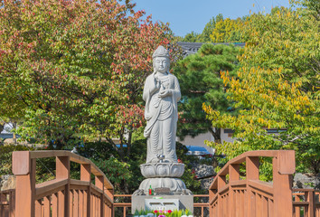 Bongeunsa temple in seoul city at Korea