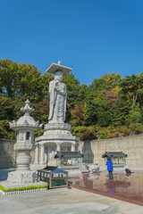 Obraz premium Bongeunsa temple in seoul city at Korea