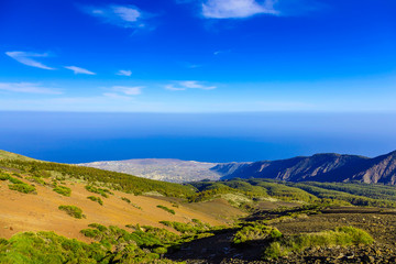 Coast of Atlantic Ocean on Tenerife Island