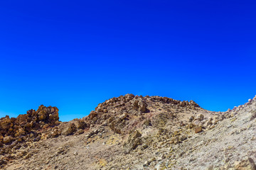 Fototapeta na wymiar View on Teide Volcano Crater