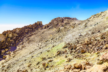 Fototapeta na wymiar View on Teide Volcano Crater
