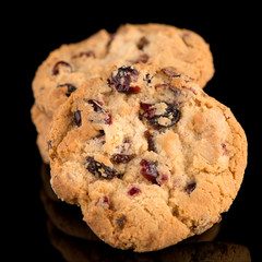 Dried fruits chip cookies
