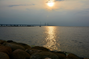 &Ouml;resund Br&uuml;cke - Stra&szlig;e von D&auml;nemark nach Schweden