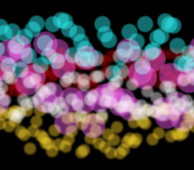 Abstract light bokeh blurred background