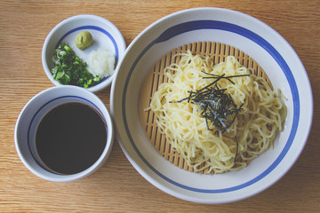 Soba, japanese noodle style. Tone Japanese