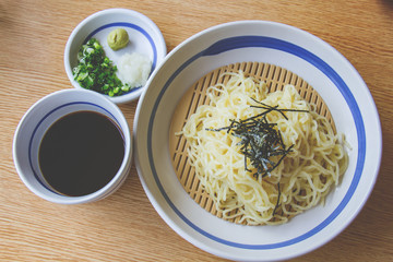 Soba, japanese noodle style. Tone Japanese
