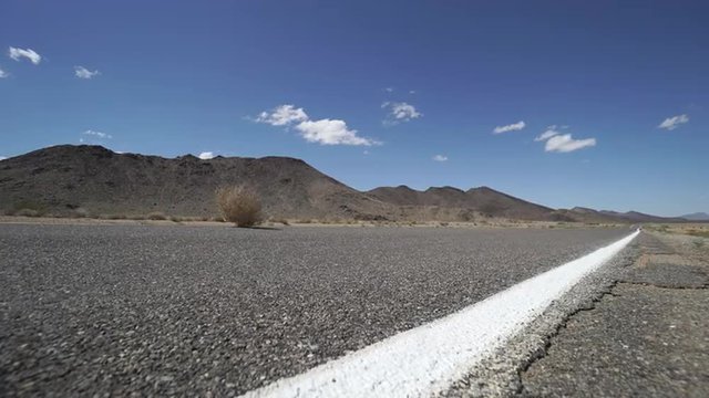 Scenes of A Roadside in the Desert