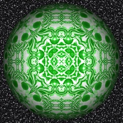 Abstract decorative sphere, ball - pattern