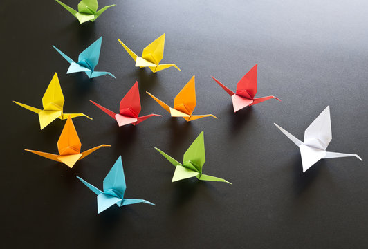 origami birds