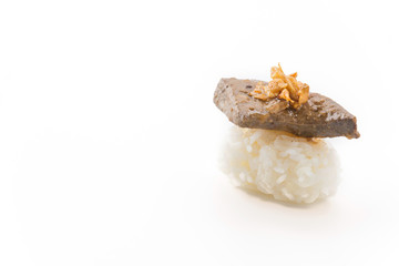 Foie gras sushi