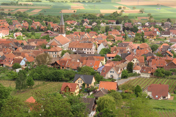 Alsace village de Kintzheim France
