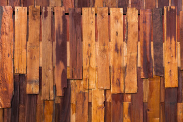 irregular wood dark brown plank texture background, with nails
