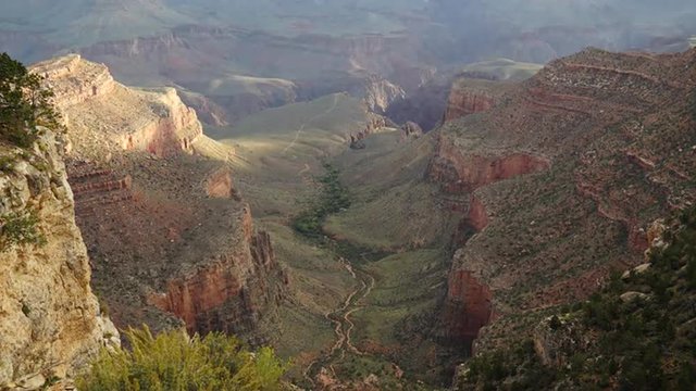 Beautiful morning time lapse near Bright Angel Lodge