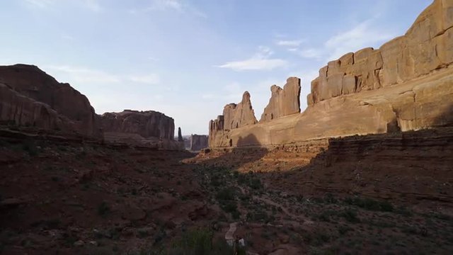 Beautiful Evening time lapse in Arches National Park.