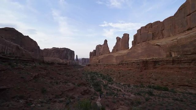 Beautiful Evening time lapse in Arches National Park.