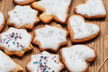 Christmas gingerbread cookies