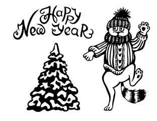 New Year card
