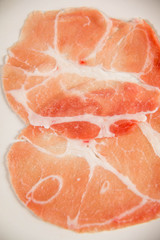Fototapeta premium Pork Slide raw