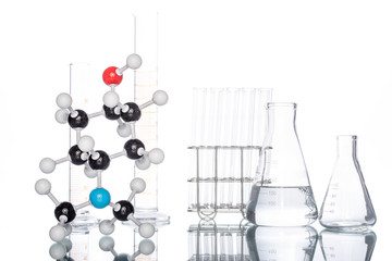 Molecular Structure and colorful liquid