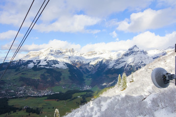 Swiss mountain, Jungfrau, Switzerland, ski resort