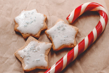 Christmas gingerbread cookies