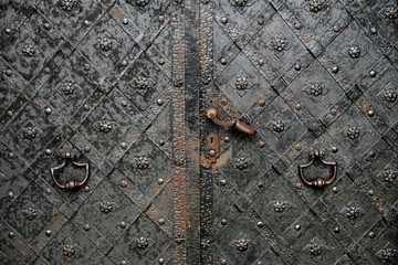 Stary Wiśnicz - drzwi na zamku