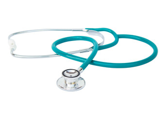 Red heart and a stethoscope