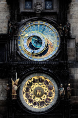 Obraz premium The Prague astronomical clock (Prague orloj), Czech Republic