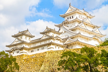 Himeji Castle in Kansai Kyoto Japan HDR Style High Dynamic Range
