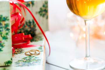 Whisky glasses. a celebratory concept for your design. Selective focus