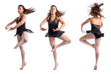 Fototapeta premium Teenager ballet dancer