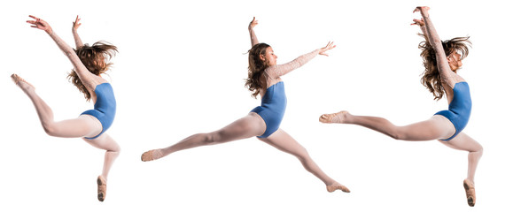 Fototapeta premium Teenager ballet dancer