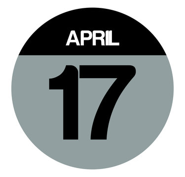 17 april calendar circle