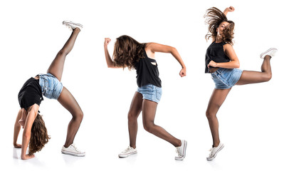Teenager hip-hop dancer