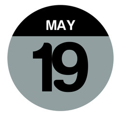 19 may calendar circle