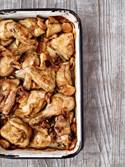  rustic golden roast chicken casserole