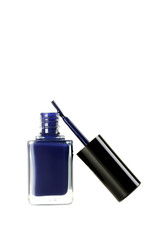 Bottle of nail polish isolated on a white