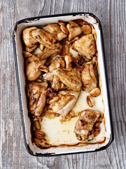  rustic golden roast chicken casserole