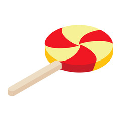 Lollypop isometric 3d icon