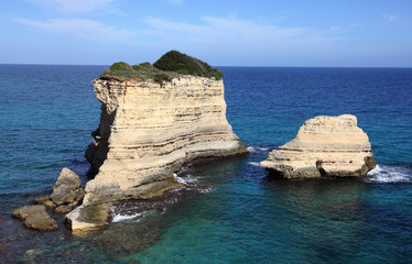 Naklejka premium beautiful islands at Salento Peninsular, Italy