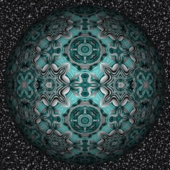 Abstract decorative sphere, ball - pattern