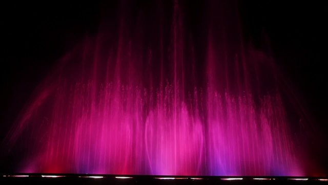 arezzo fontane danzante effetto di luci e colori