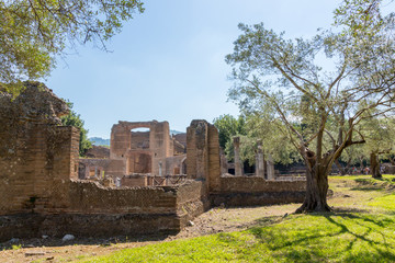 Hadrian's Villa, the Roman Emperor's 'Villa,Tivoli, outside of Rome, Italy, Europe